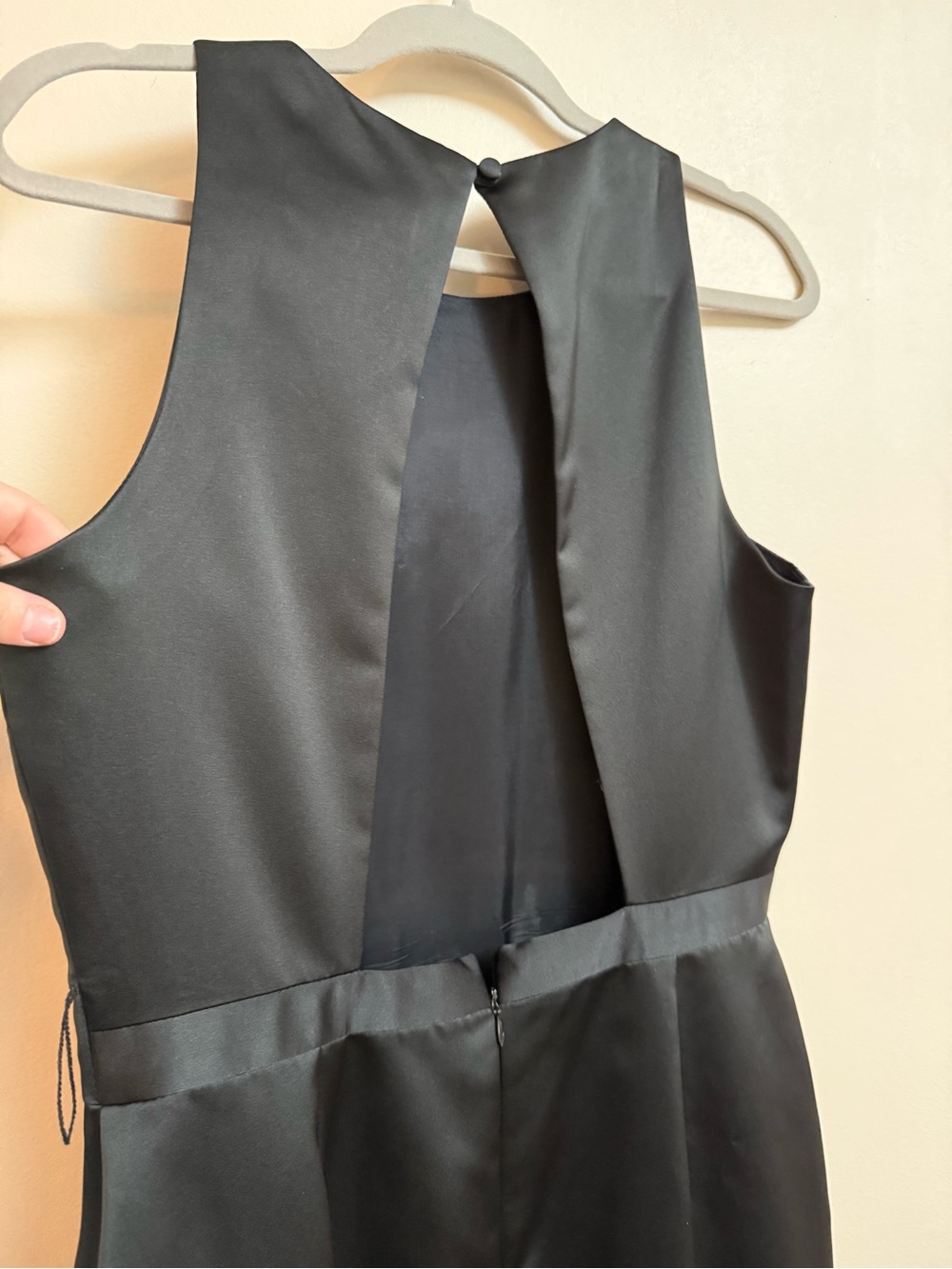 Laundry By Shelli Segal Black Satin Gown - Picture 7 of 8